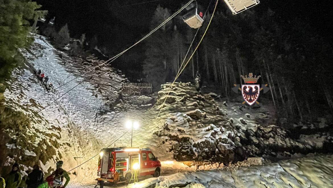 A Canazei una delle più grandi esercitazioni di evacuazione impianti mai realizzate in Trentino