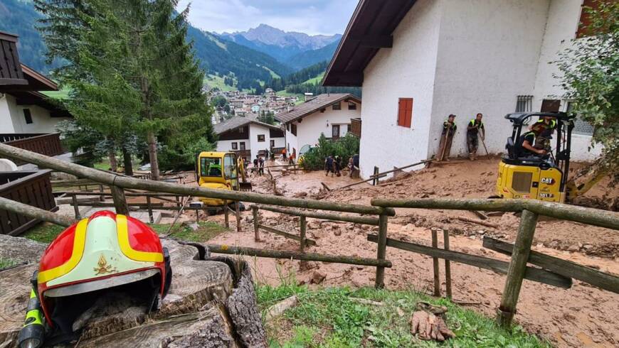 Maltempo del 5 agosto 2022 in Val di Fassa, dichiarato lo stato di calamità